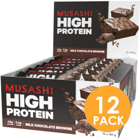 Musashi High Protein Chocolate Brownie 90g