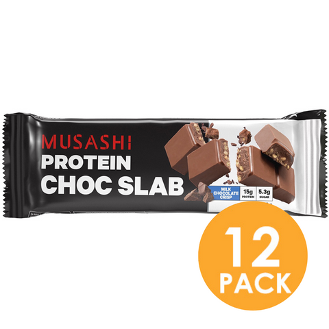Musashi Protein Slab Milk Chocolate Crisp 58g