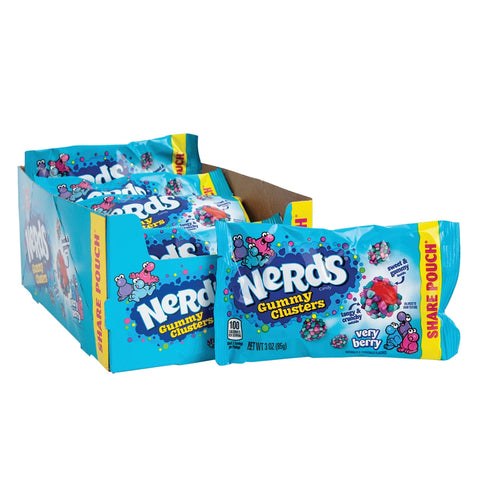 Nerds Gummy Clusters Very Berry Pouch 85g