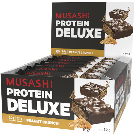 Musashi Deluxe Protein Peanut Crunch 60g