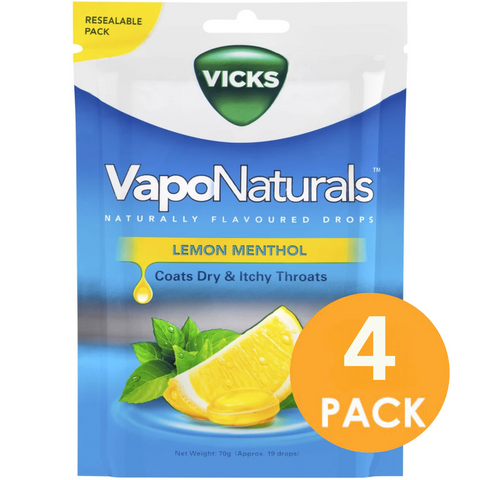 Vicks Vapo Naturals Lemon Menthol 70g