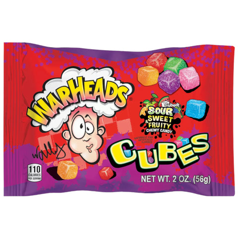 Warheads Sweet & Sour Cubes Bag 56g
