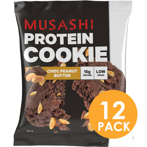 Musashi Protein Cookie Choc Peanut 58g