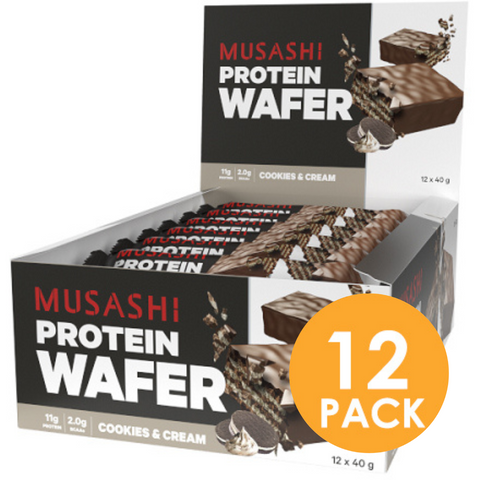 Musashi Protein Wafer Cookies & Cream 40g