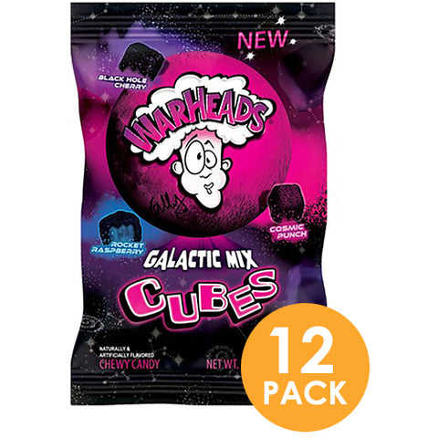 Warheads Galactic Mix Cubes Bag 205g